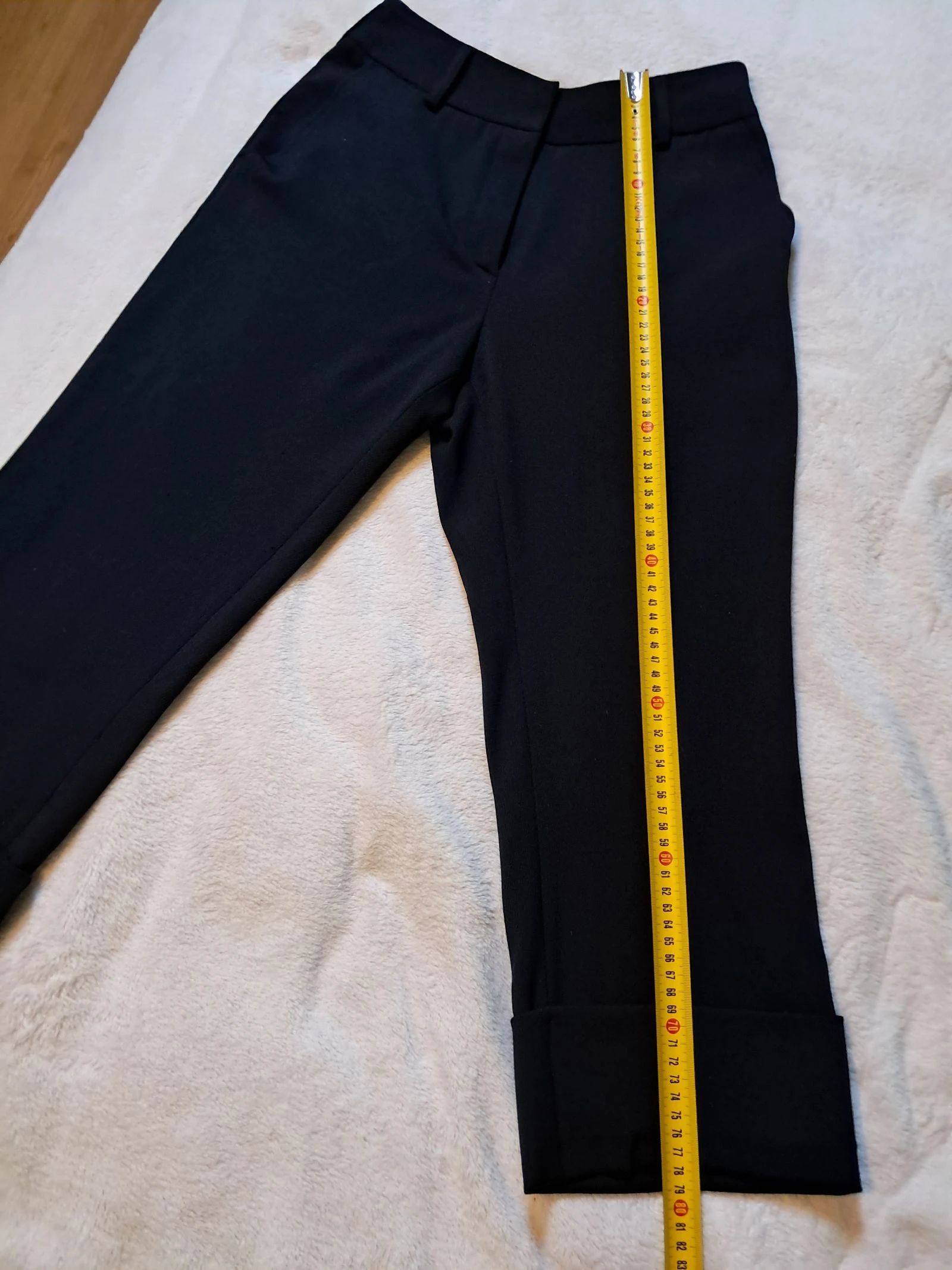 Klassieke korte broek, wijde pijpen. Caroll. Maat S – photo 15